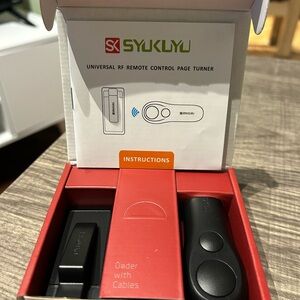 Universal Remote Control Page Turner - Black